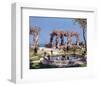 Pergola en Bord de Mer-Pauline DelaCroix Garnier-Framed Art Print