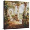 Pergola Flowers-Fabio-Stretched Canvas