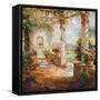 Pergola Flowers-Fabio-Framed Stretched Canvas