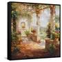 Pergola Flowers-Fabio-Framed Stretched Canvas