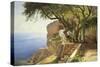 Pergola in Amalfi-Carl Frederic Aagaard-Stretched Canvas