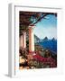 Pergola in Capri-Elizabeth Wright-Framed Art Print