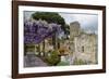 Pergola with Blooming Wisteria, Ravello, Italy-George Oze-Framed Photographic Print