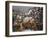 Pergola with Cherubs-Fedele Fischetti-Framed Giclee Print