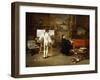 Pergolese in the Studio of Joseph Vernet, 1880-Lucien Alphonse Gros-Framed Giclee Print