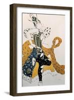 Peri (Natasha Trouhanov), Costume Design for La Peri, 1911-Leon Bakst-Framed Giclee Print