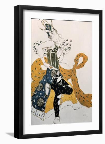 Peri (Natasha Trouhanov), Costume Design for La Peri, 1911-Leon Bakst-Framed Giclee Print