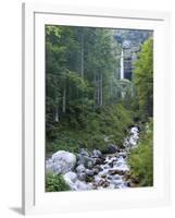 Peri?nik Falls, Vratatal, Triglav national park, Slovenia-Michael Jaeschke-Framed Photographic Print