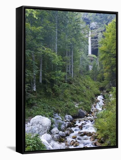 Peri?nik Falls, Vratatal, Triglav national park, Slovenia-Michael Jaeschke-Framed Stretched Canvas