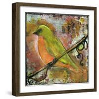 Peridot Bird-Blenda Tyvoll-Framed Giclee Print