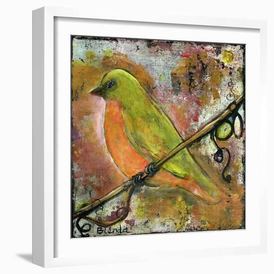 Peridot Bird-Blenda Tyvoll-Framed Giclee Print