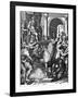 Perillus Condemned to the Bronze Bull by Phalaris, 16th Century-Pierre Woeiriot de Bouze-Framed Giclee Print