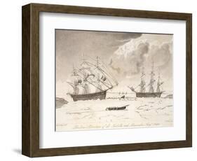 Perilous Situation of the Isabella and Alexander-John Ross-Framed Giclee Print