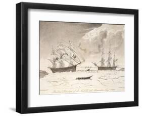 Perilous Situation of the Isabella and Alexander-John Ross-Framed Giclee Print