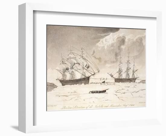 Perilous Situation of the Isabella and Alexander-John Ross-Framed Giclee Print