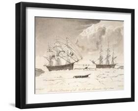 Perilous Situation of the Isabella and Alexander-John Ross-Framed Giclee Print