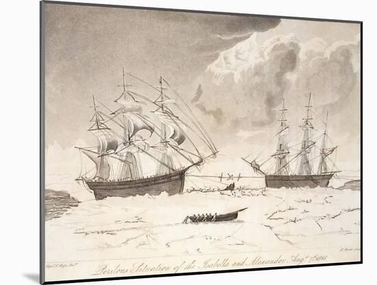 Perilous Situation of the Isabella and Alexander-John Ross-Mounted Giclee Print