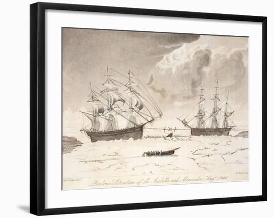 Perilous Situation of the Isabella and Alexander-John Ross-Framed Giclee Print