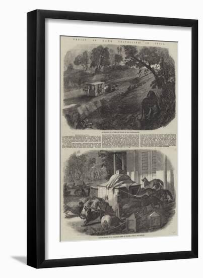 Perils of Dawk Travelling in India-null-Framed Premium Giclee Print