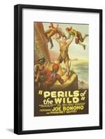 Perils of the Wild-null-Framed Art Print