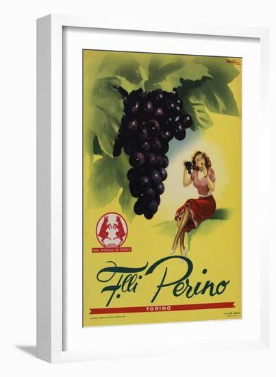 Perino - Grapes-null-Framed Giclee Print