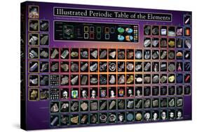 Periodic Table Illustrated-null-Stretched Canvas