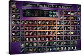 Periodic Table Illustrated-null-Stretched Canvas