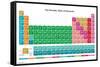 Periodic Table Of Elements 17-Trends International-Framed Stretched Canvas
