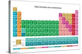 Periodic Table Of Elements - Spanish-Trends International-Stretched Canvas