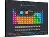 Periodic Table of Elements with Color Delimitation-Maximilian Laschon-Stretched Canvas