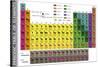 Periodic Table of Elements-pablofdezr-Stretched Canvas