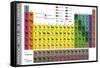 Periodic Table of Elements-pablofdezr-Framed Stretched Canvas