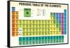 Periodic Table of the Elements - Chemistry-Alejo Miranda-Framed Stretched Canvas