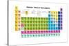 Periodic Table of the Elements with Atomic Number, Symbol and Weight-charobnica-Stretched Canvas