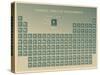 Periodic Table of the Elements with Atomic Number, Symbol and Weight-charobnica-Stretched Canvas