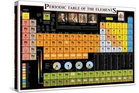 Periodic Table of the Elements-Libero Patrignani-Stretched Canvas