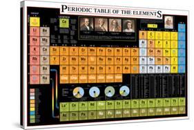 Periodic Table of the Elements-Libero Patrignani-Stretched Canvas