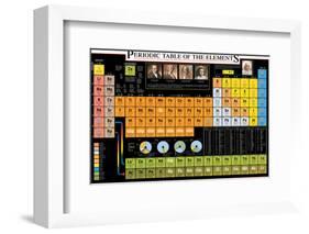 Periodic Table of the Elements-Libero Patrignani-Framed Art Print