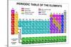 Periodic Table of the Elements-DeCe-Stretched Canvas