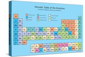 Periodic Table of the Emotions-Larry Villarin-Stretched Canvas