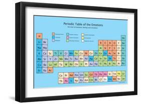 Periodic Table of the Emotions-Larry Villarin-Framed Giclee Print