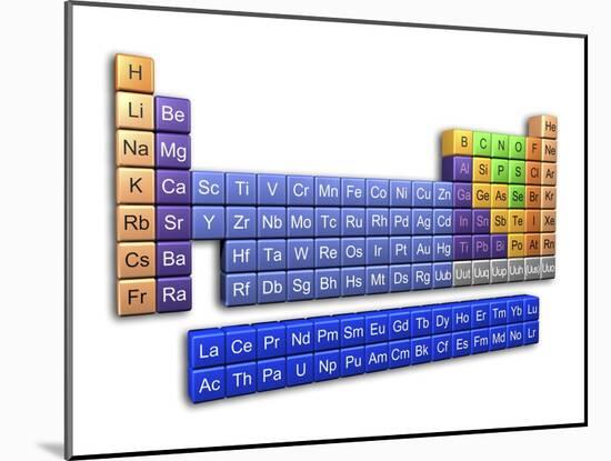 Periodic Table-PASIEKA-Mounted Photographic Print