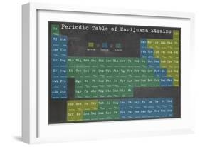 Periodic Table-Ali Potman-Framed Giclee Print