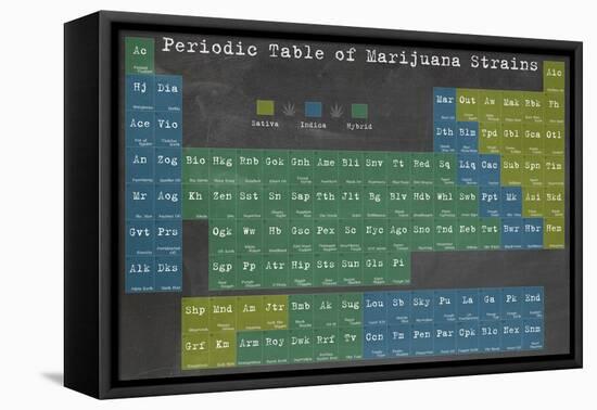 Periodic Table-Ali Potman-Framed Stretched Canvas
