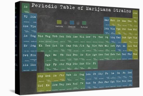 Periodic Table-Ali Potman-Stretched Canvas