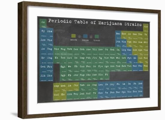 Periodic Table-Ali Potman-Framed Giclee Print