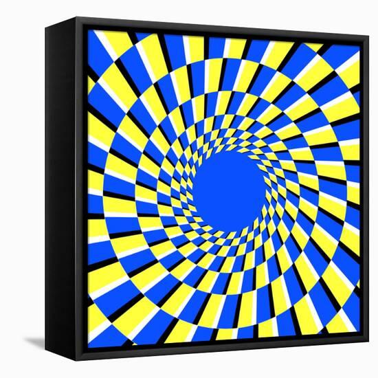 Peripheral Drift Illusion-Science Photo Library-Framed Stretched Canvas