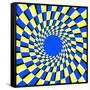 Peripheral Drift Illusion-Science Photo Library-Framed Stretched Canvas