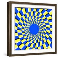 Peripheral Drift Illusion-Science Photo Library-Framed Premium Photographic Print