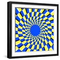 Peripheral Drift Illusion-Science Photo Library-Framed Premium Photographic Print